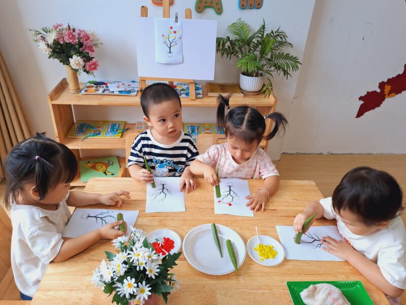 🎨 Bé tạo hình với đậu bắp - Ảnh 10