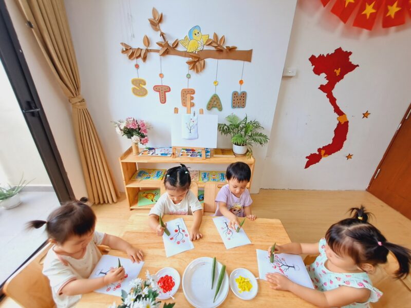 🎨 Bé tạo hình với đậu bắp - Ảnh 12