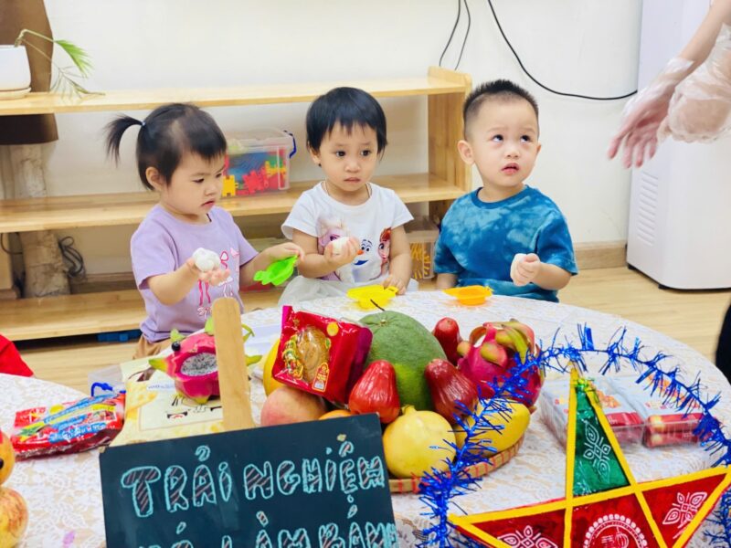 ✨ Trải nghiệm “Bé vui làm bánh trung thu tại trường Mầm non Hạt Giống Nhỏ✨ - Ảnh 2