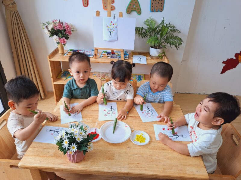 🎨 Bé tạo hình với đậu bắp - Ảnh 4