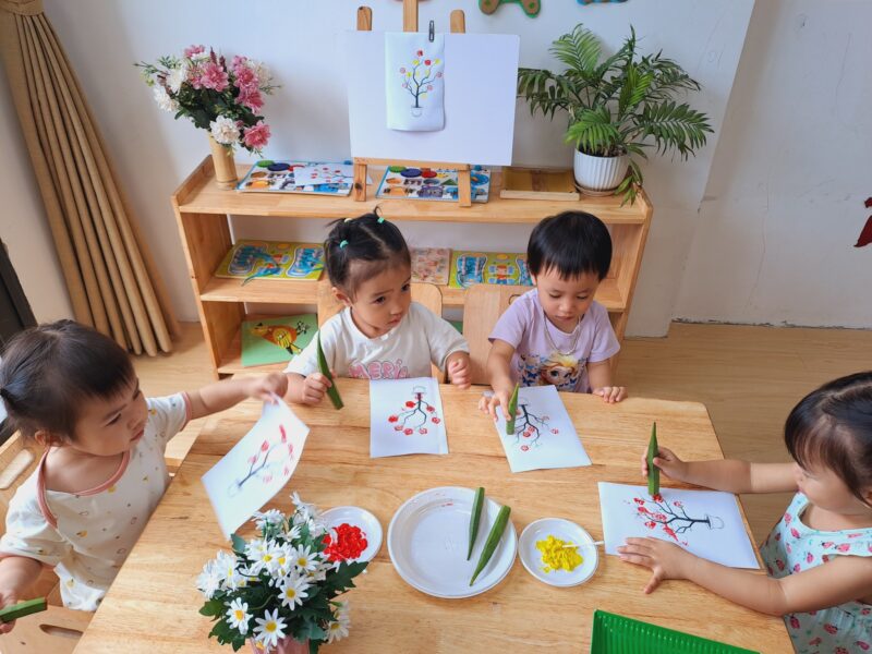 🎨 Bé tạo hình với đậu bắp - Ảnh 5